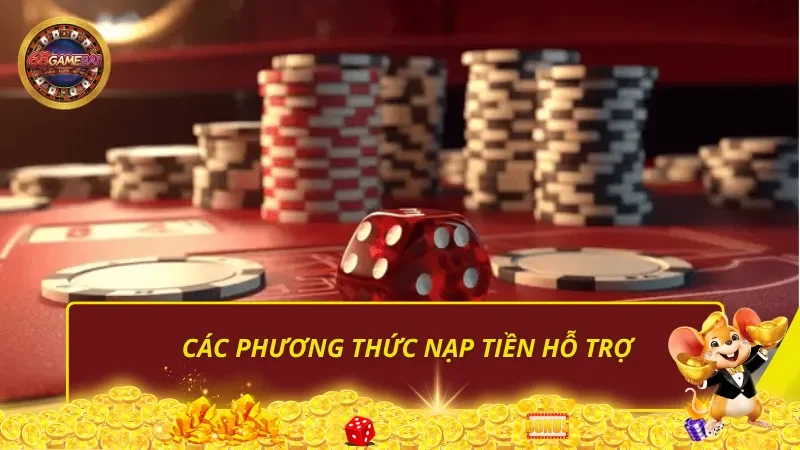 Các phương thức nạp tiền 68 game bài hỗ trợ Các phương thức nạp tiền 68 game bài hỗ trợ